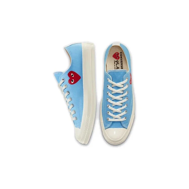 Converse x COMME des GARCONS PLAY Chuck 70 Low « Bright Blue » Converse x COMME des GARCONS PLAY Chuck 70 Low « Bright Blue »
