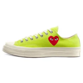 Converse x COMME des GARCONS PLAY Chuck 70 Low « Bright Green »