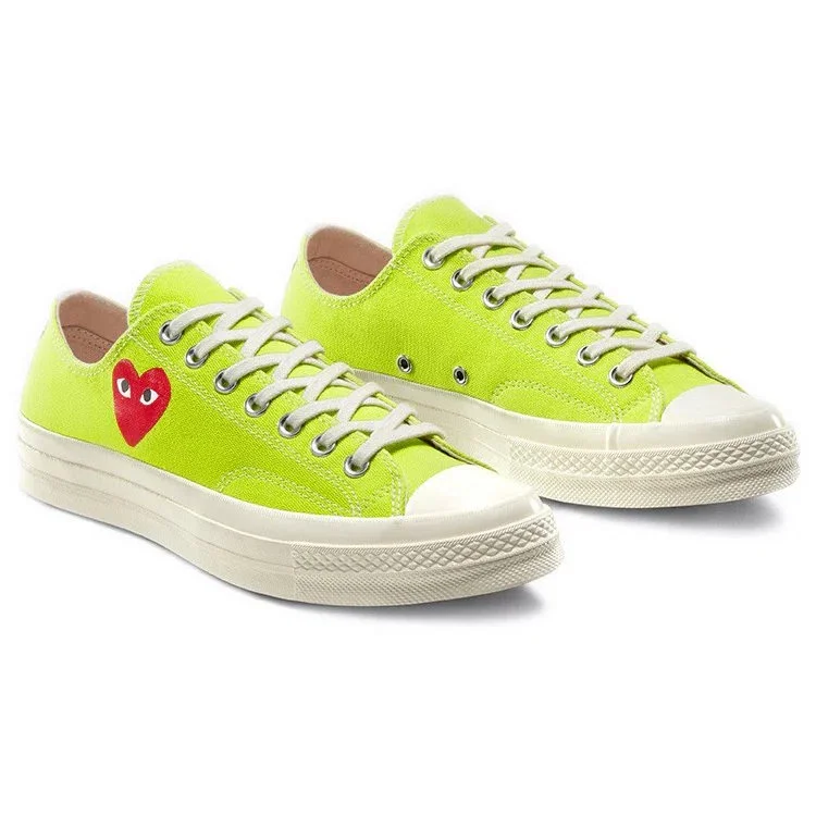 Converse x COMME des GARCONS PLAY Chuck 70 Low « Bright Green » Converse x COMME des GARCONS PLAY Chuck 70 Low « Bright Green »