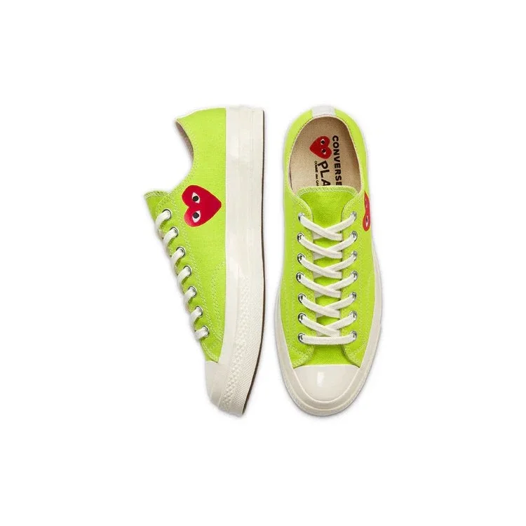 Converse x COMME des GARCONS PLAY Chuck 70 Low « Bright Green » Converse x COMME des GARCONS PLAY Chuck 70 Low « Bright Green »