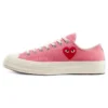 Converse x COMME des GARCONS PLAY Chuck 70 Low « Bright Pink » Converse x COMME des GARCONS PLAY Chuck 70 Low « Bright Pink »