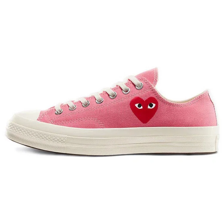 Converse x COMME des GARCONS PLAY Chuck 70 Low « Bright Pink » Converse x COMME des GARCONS PLAY Chuck 70 Low « Bright Pink »