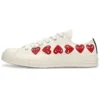 Converse x COMME des GARCONS PLAY Chuck 70 Low Multi Heart « White Red » Converse x COMME des GARCONS PLAY Chuck 70 Low Multi Heart « White Red »