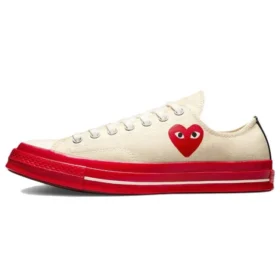 Converse x COMME des GARCONS PLAY Chuck 70 Low « Pristine Red »