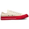 Converse x COMME des GARCONS PLAY Chuck 70 Low « Pristine Red »