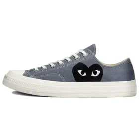 Converse x COMME des GARCONS PLAY Chuck 70 Low « Steel Gray »