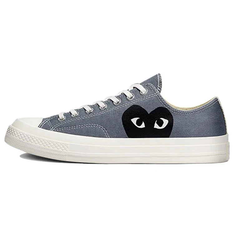 Converse x COMME des GARCONS PLAY Chuck 70 Low « Steel Gray » Converse x COMME des GARCONS PLAY Chuck 70 Low « Steel Gray »