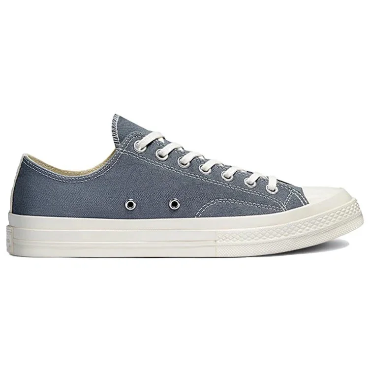 Converse x COMME des GARCONS PLAY Chuck 70 Low « Steel Gray » Converse x COMME des GARCONS PLAY Chuck 70 Low « Steel Gray »