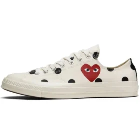 Converse x COMME des GARCONS PLAY Chuck 70 Low « White Polka Dot »