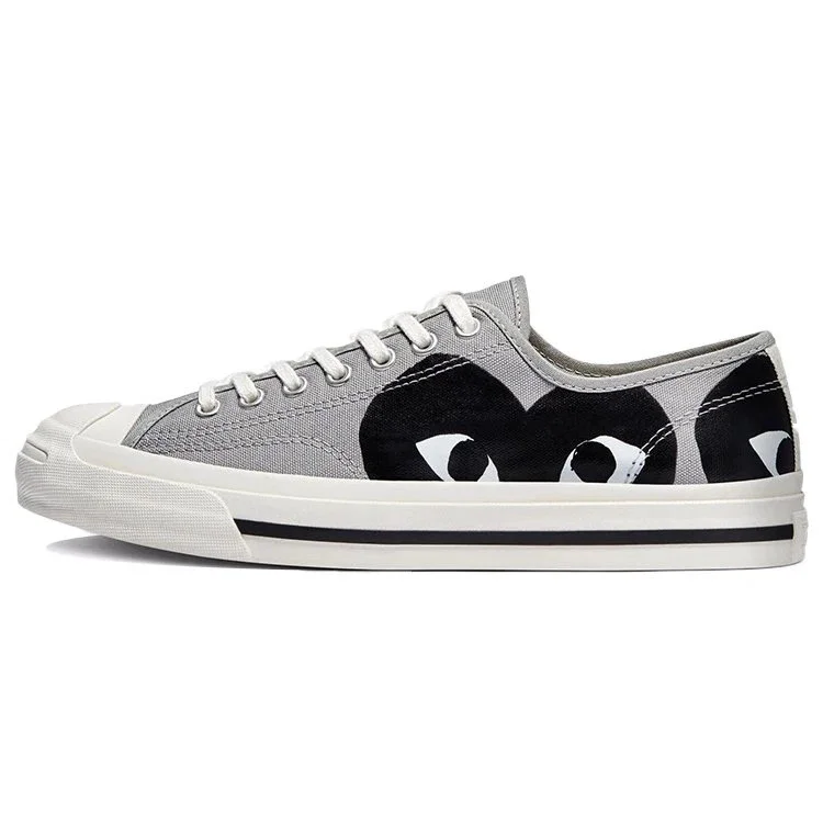Converse x COMME des GARCONS PLAY Jack Purcell « Drizzle Black » Converse x COMME des GARCONS PLAY Jack Purcell « Drizzle Black »