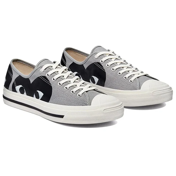 Converse x COMME des GARCONS PLAY Jack Purcell « Drizzle Black » Converse x COMME des GARCONS PLAY Jack Purcell « Drizzle Black »