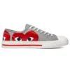 Converse x COMME des GARCONS PLAY Jack Purcell « Drizzle Red » Converse x COMME des GARCONS PLAY Jack Purcell « Drizzle Red »