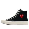 Converse x Comme des Garçons PLAY Chuck 70 Hi « Single Heart Black »