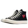 Converse x Comme des Garçons PLAY Chuck 70 Hi « Single Heart Black »