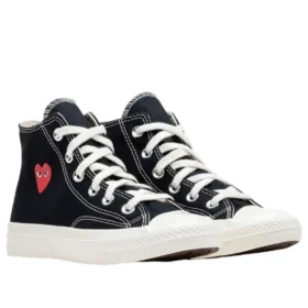 Converse x Comme des Garçons PLAY Chuck 70 Hi « Single Heart Black »