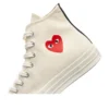 Converse x Comme des Garçons PLAY Chuck 70 Hi « Single Heart Milk »