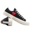 Converse x Comme des Garçons PLAY Chuck 70 Ox « Single Heart Black »