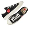 Converse x Comme des Garçons PLAY Chuck 70 Ox « Single Heart Black »