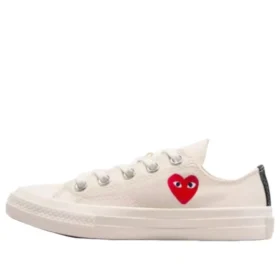 Converse x Comme des Garçons PLAY Chuck 70 Ox « Single Heart Milk »