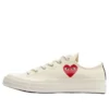 Converse x Comme des Garçons PLAY Chuck 70 Ox « Single Heart Milk »
