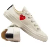 Converse x Comme des Garçons PLAY Chuck 70 Ox « Single Heart Milk »