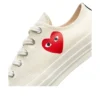 Converse x Comme des Garçons PLAY Chuck 70 Ox « Single Heart Milk »
