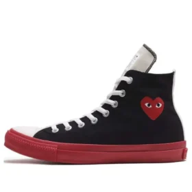 Converse x COMME des GARONS PLAY Chuck Taylor High « Black Red »
