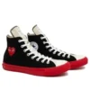 Converse x COMME des GARONS PLAY Chuck Taylor High « Black Red »