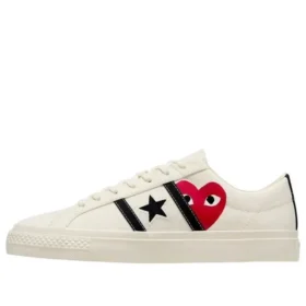 Converse x Comme des Garçons PLAY One Star Academy Pro « Milk Black »