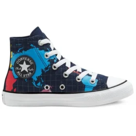 Converse x Geography Class Chuck Taylor All Star High « Blue Red Yellow »