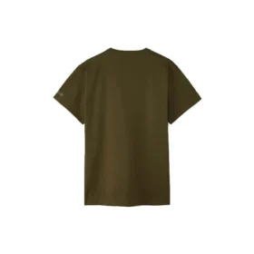 Converse x Kim Jones pour homme – T-shirt à col rond et manches courtes unie, petit logo, vert olive Converse x Kim Jones pour homme – T-shirt à col rond et manches courtes unie, petit logo, vert olive