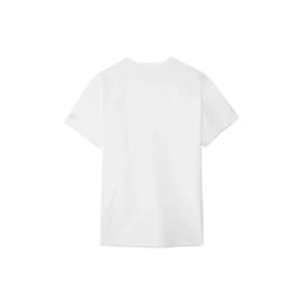 Converse x Kim Jones T-shirt à col rond et manches courtes pour homme, imprimé logo, blanc Converse x Kim Jones T-shirt à col rond et manches courtes pour homme, imprimé logo, blanc