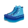 Converse x Miley Cyrus Chuck Taylor All Star Platform Faux Patent Hi « Gnarly Blue »