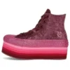 Converse x Miley Cyrus Chuck Taylor All Star Platform Hi « Dark Burgundy »