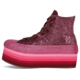 Converse x Miley Cyrus Chuck Taylor All Star Platform Hi « Dark Burgundy »