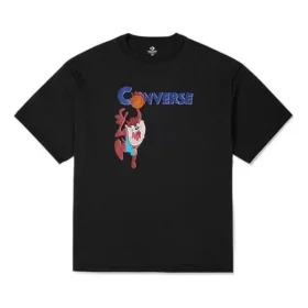 Converse x Space Jam : A New Legacy T-shirt Court Ready, tailles asiatiques « Noir »