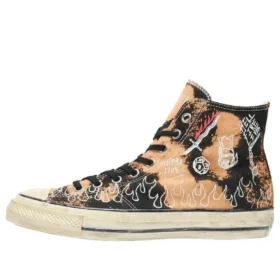 Converse x Stranger Things 5 Chuck Taylor All Star Aged 87 HC Hi « Bleached Black »