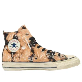Converse x Stranger Things 5 Chuck Taylor All Star Aged 87 HC Hi « Bleached Black »