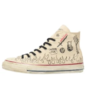 Converse x Stranger Things 5 Chuck Taylor All Star Aged 87 HC Hi « Natural »