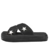 CV Sandal Plastic Crossbelt « Black White »