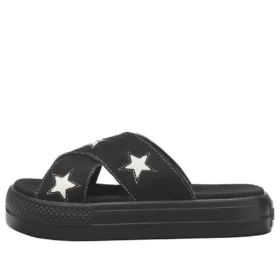 CV Sandal Plastic Crossbelt « Black White »