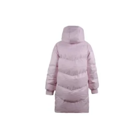 Doudoune longue à capuche, tailles asiatiques « Rose pâle »