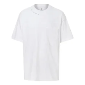 FW20 T-shirt basique à col rond et manches courtes pour couple « White »