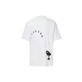 FW20 T-shirt basique à col rond et manches courtes pour couple « White »