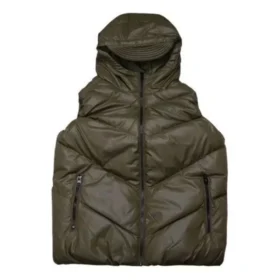 Gilet en duvet, tailles asiatiques « Vert »