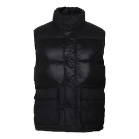 Gilet matelassé en duvet, tailles asiatiques « Noir »