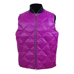 Gilet matelassé en duvet, tailles asiatiques « Violet »