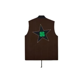 Gilet rembourré réversible Converse x Patta Four-Leaf Clover Utility, tailles asiatiques « Java »