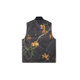Gilet réversible en duvet imprimé Realtree, tailles asiatiques « Noir »