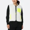 Gilet réversible Sherpa, tailles asiatiques « Gris »